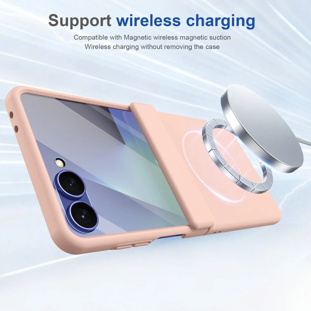 Hinge Protective Magnetic for Samsung Z Flip 8 7 FE 6 5 4 3 with Tempered Protective Film Phone Case for Samsung Galaxy Z Flip 8