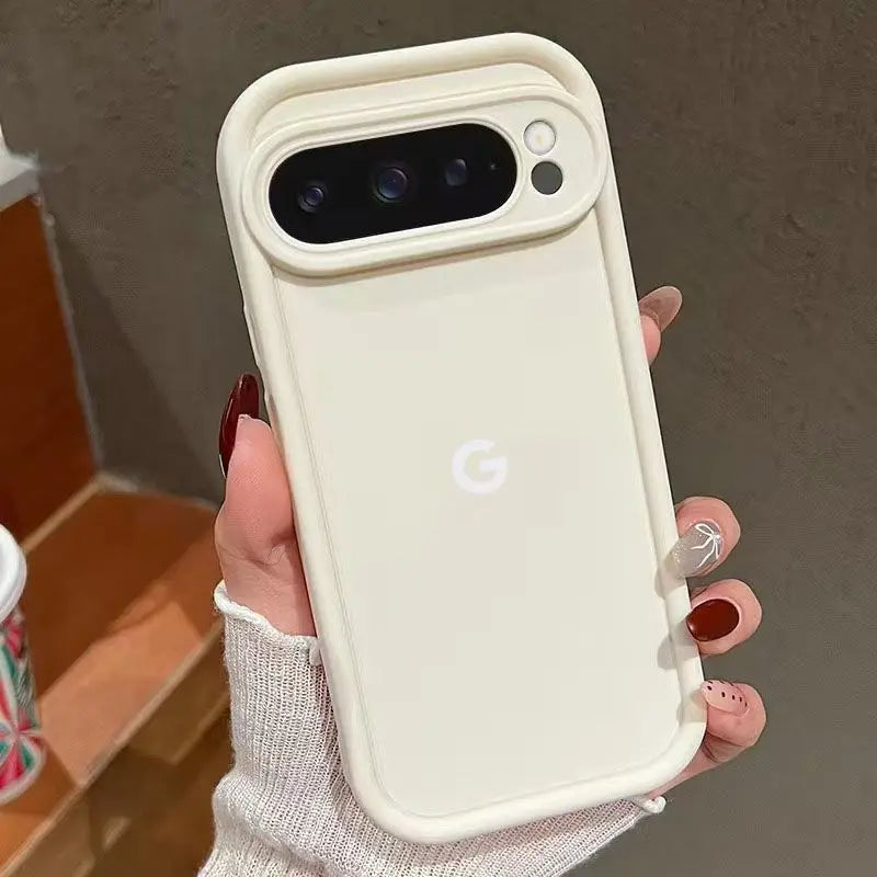 Featuring The Letter G Custom Phone Case For Google Pixel 10 ProXL 9 Pro XL 8A 7 8 9 10 Pro 7A Solid Color Shockproof Soft Cover