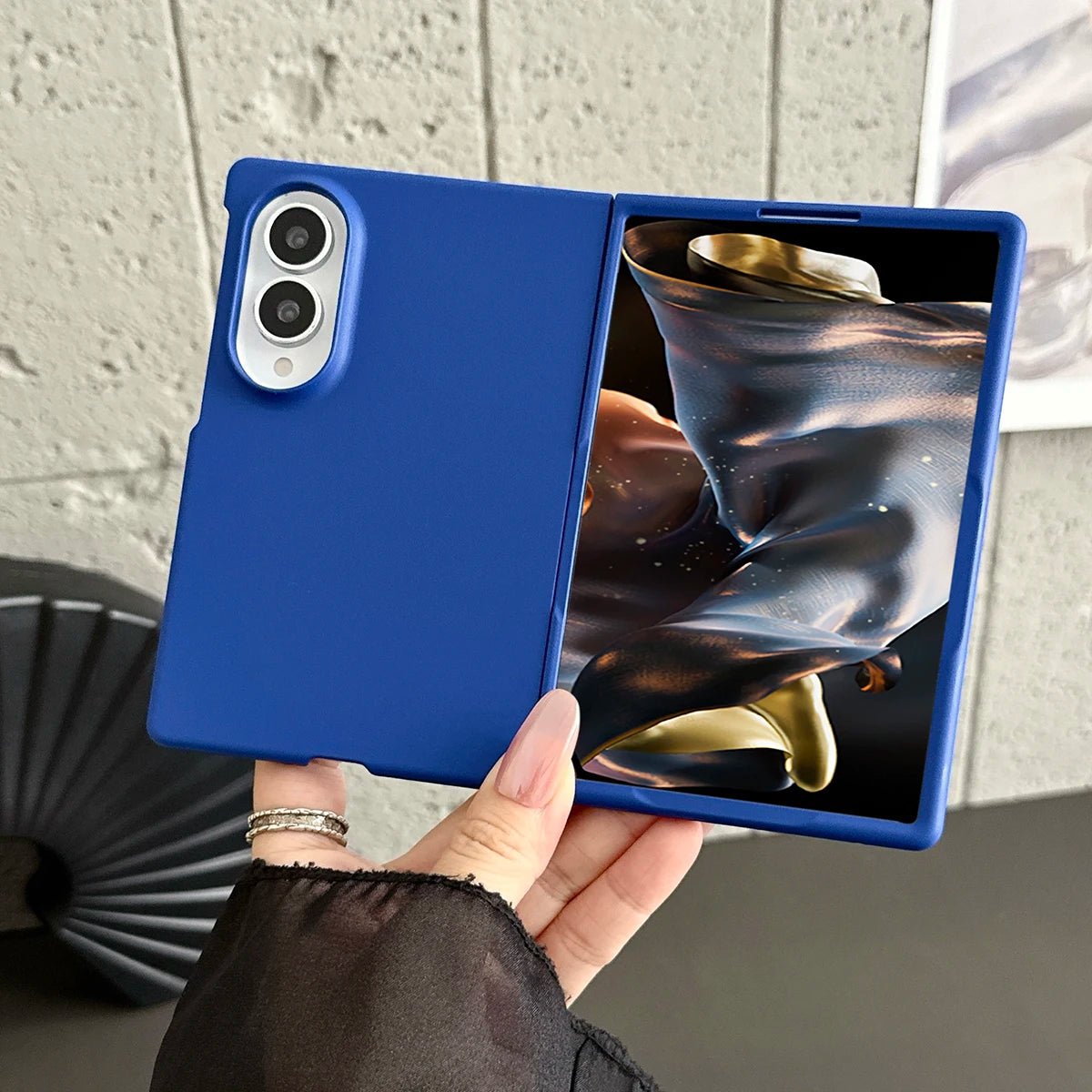 Candy Color Hard PC Back Cover Case for Samsung Galaxy Z Fold 8 Shockproof Protective Phone Shell
