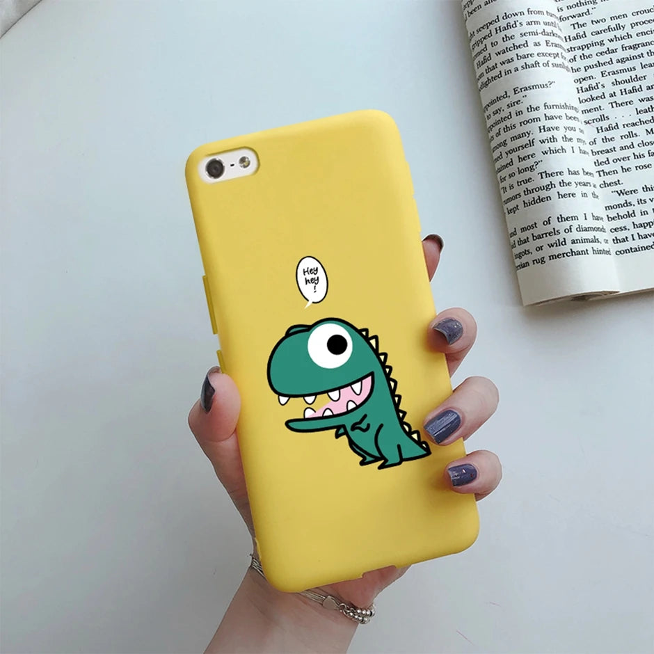 For iPhone 5 5S SE 2016 Case for iPhone 5 S Cover Silicon Cute Painted Case for iphone SE Cover Bumper for iphone 5S Phone Shell