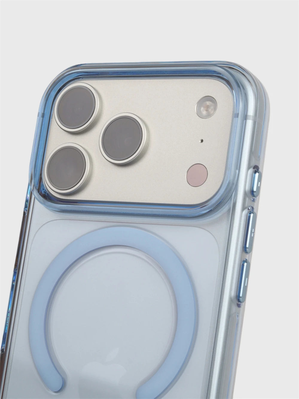 Luxury Transparent Magnetic Bumper Case For iPhone 18 17 16 Pro Max For Magsafe Wireless Charge Camera Button Clear Cover Shell