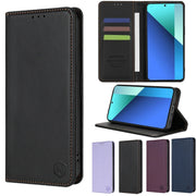 Wallet Skin Magnetic Slot Flip Leather Phone Case For Samsung Galaxy S25 Ultra S24 FE S23 S22 S21 S20 S10 Plus A16 A35 A55