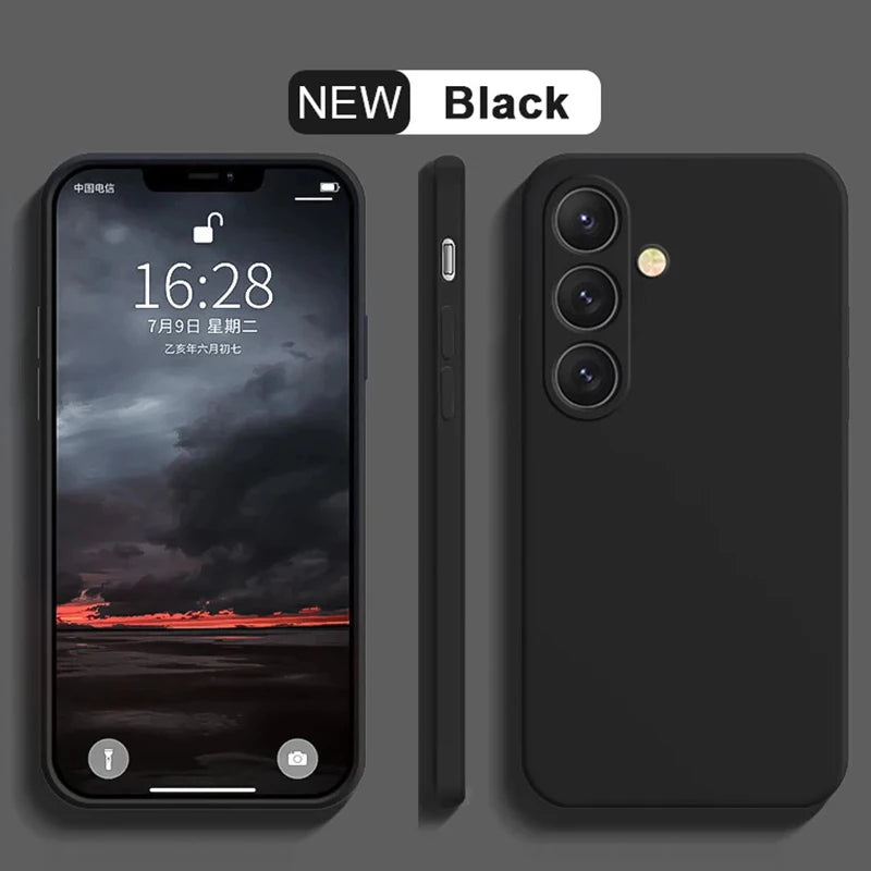 Phone Case Galaxy S25 S24 S23 Ultra Case Soft Liquid Silicone Samsung Galaxy S25 S24 S23 S22 Ultra Plus S23Ultra S24Ultra Cases