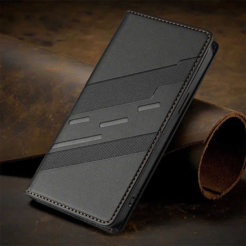 Luxury Wallet Leather Protect Case For Google Pixel 9A 8A 7A 6A Pixel 9 10 Pro XL 8 7 6 Pro Cases Magnetic Flip Cover Card Slots