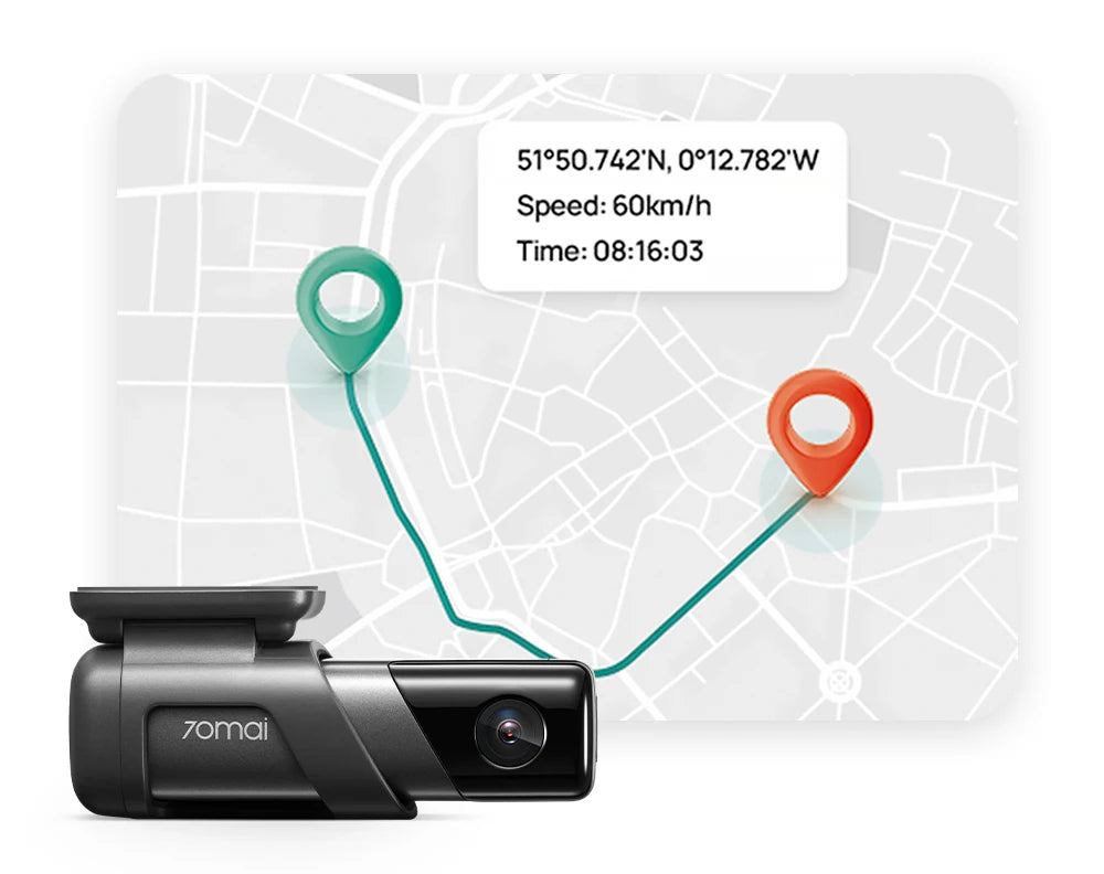 70mai Dash Cam M500 1944P 170FOV 70mai M500 Car DVR Dash Camera Recorder GPS ADAS 24H Parking Monitor EMMC Built-in Storage