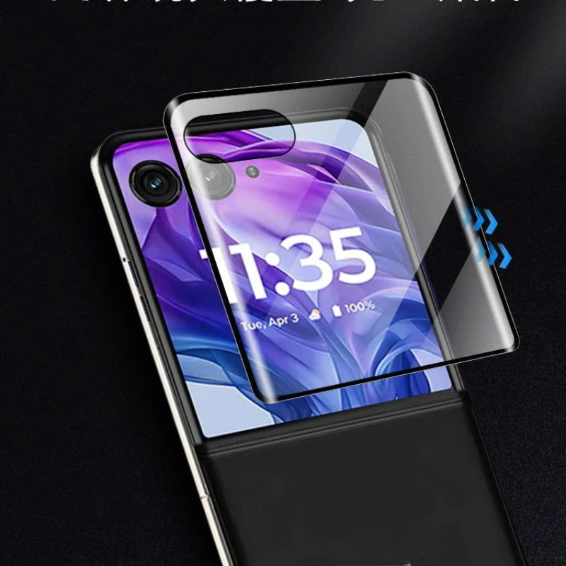 3D Curved Tempered Glass Screen Protector For Motorola Moto RAZR 50s 50Ultra Razr 50 Clear Full Cover Protective Film