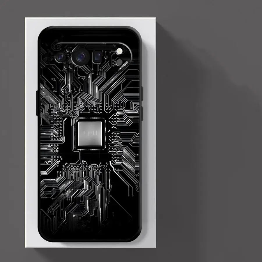 Retro Circuit Board Funda Phone Cover Case for Google Pixel 10A 9a 6a 6 7 8 Pro 8a 10 9 Pro XL 7a
