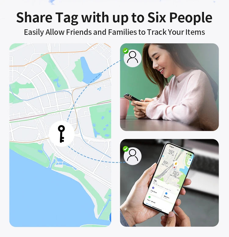 4/3/2/1 Pack Beyond Bluetooth Range Tracking Locator Anti-Lose Tracker for Apple Find My Voice Find Luggage Key For iOS iPhone
