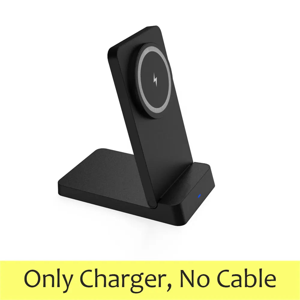 Foldable Magnetic Wireless Charger Phone Holder Stand For Magsafe iPhone 17 16 15 14 13 12 Pro Max Samsung Fast Charging Station