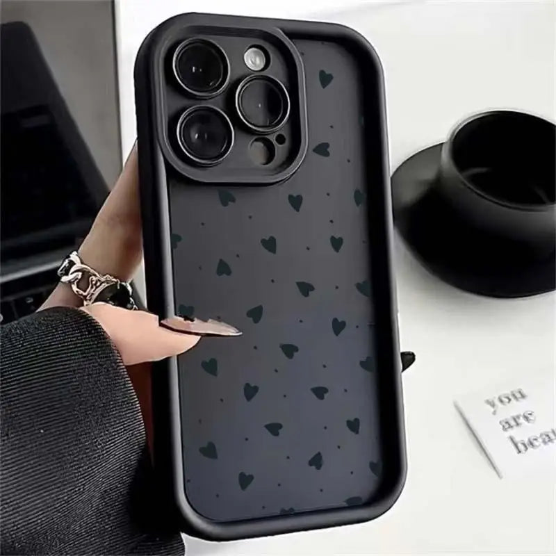 Colorful Love Heart Silicone Phone Case For Samsung Galaxy M34 M31 M51 M30S M23 M20 M11 M15 J4 J6 Plus J8 A10 A01 A02 S20 Ultra