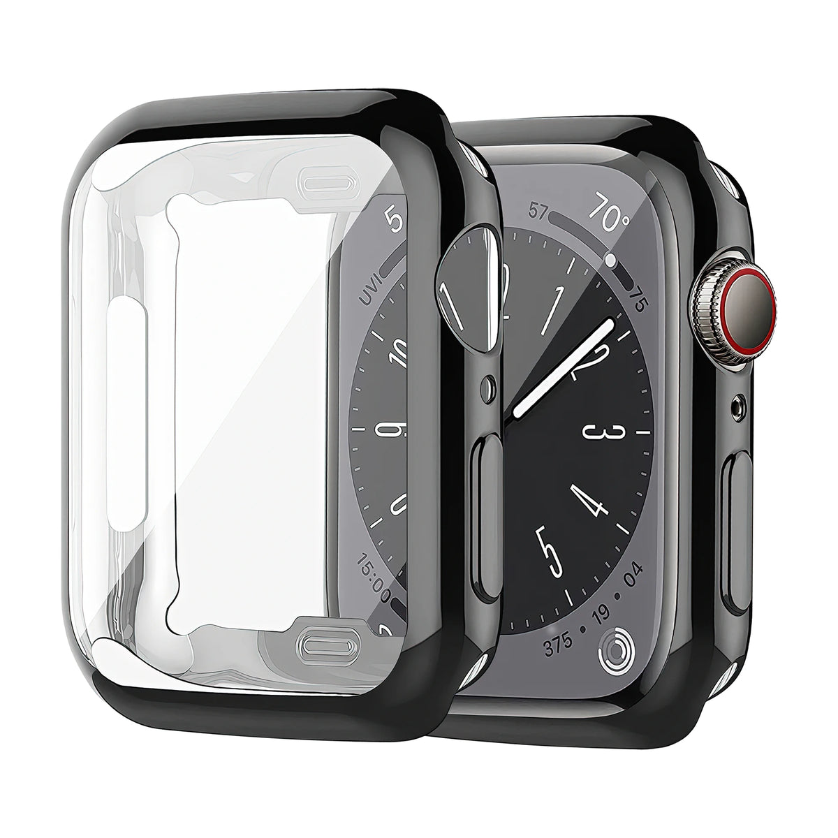 Screen Protector For Apple Watch 12 10 11 Case 46mm 42mm 45mm 41mm 44mm 40mm TPU bumper Cover iWatch Series 9 8 7 SE Protective