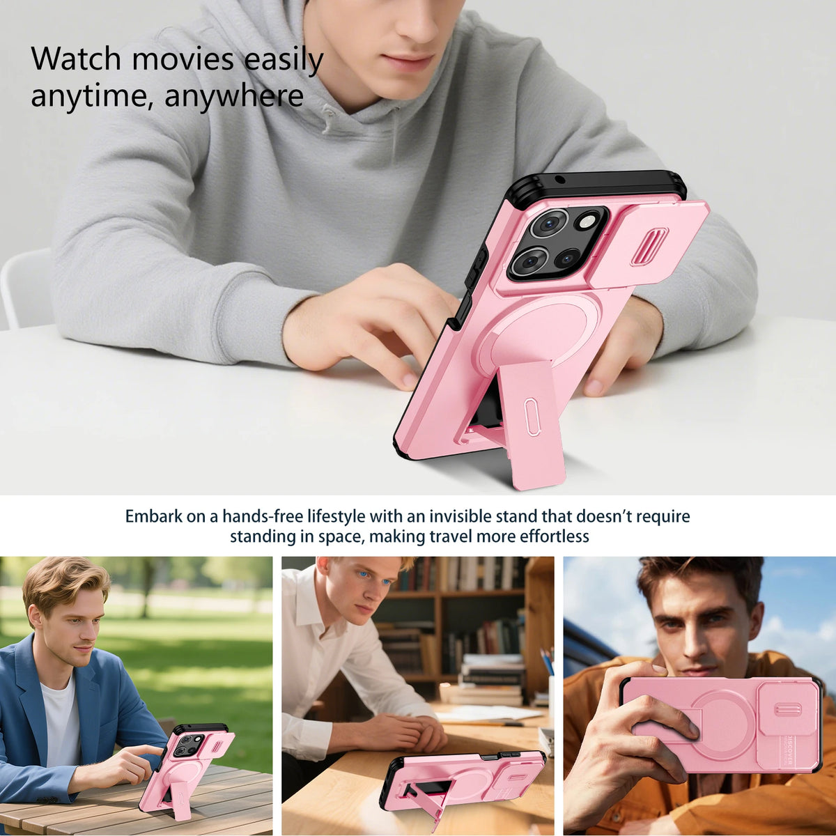New Armor Bumper Shockproof Phone CaseFor Motorola G Play 2026 2025 Hard Cover Case For  MOTO G Power  G 5G EDGE 2024 G STYLUS