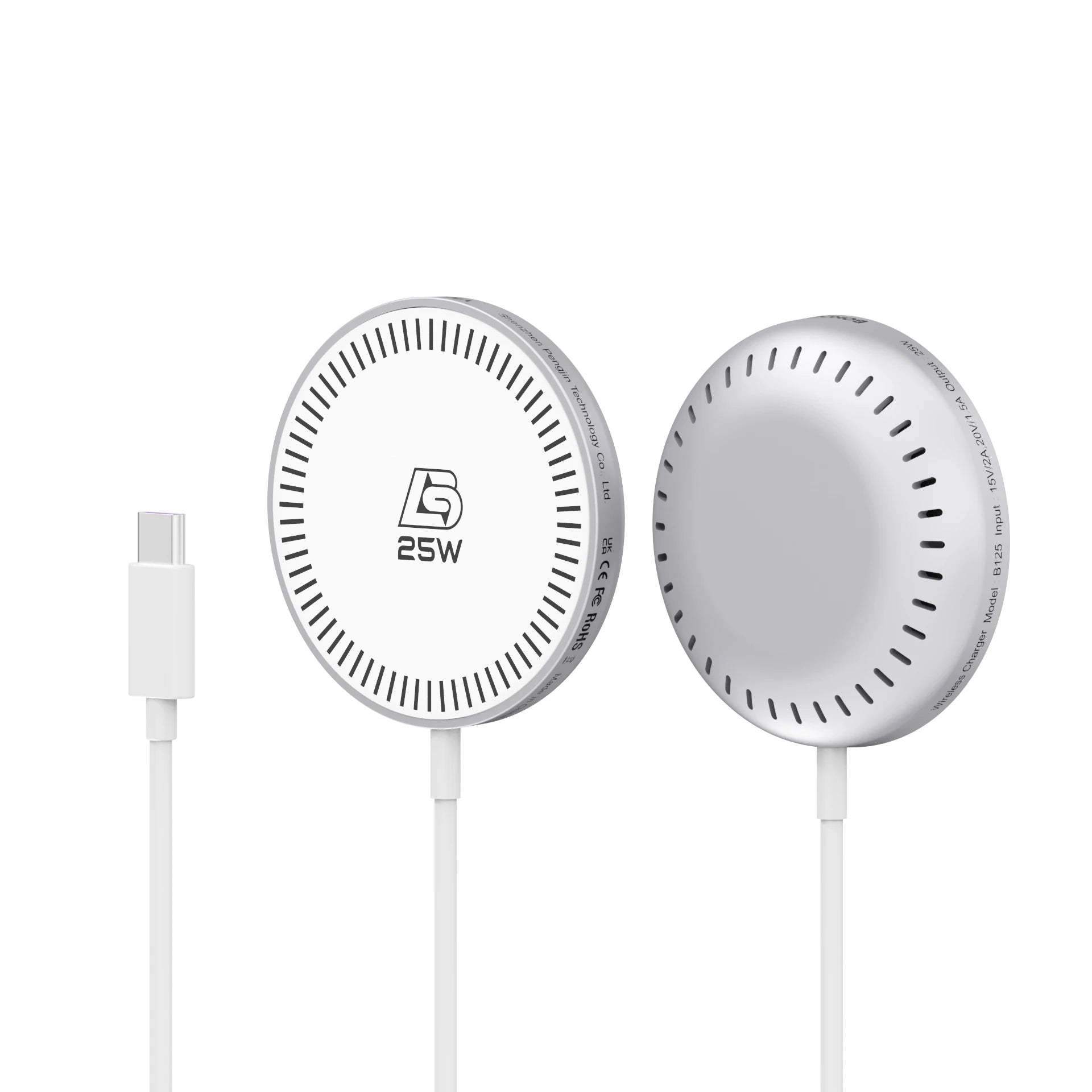 Bonola Magnetic Wirelesss Charger 25W for Samsung S26 Ultra Fast Wireless Charging Pad Type C Cable for Galaxy S25/S24/S23/S22