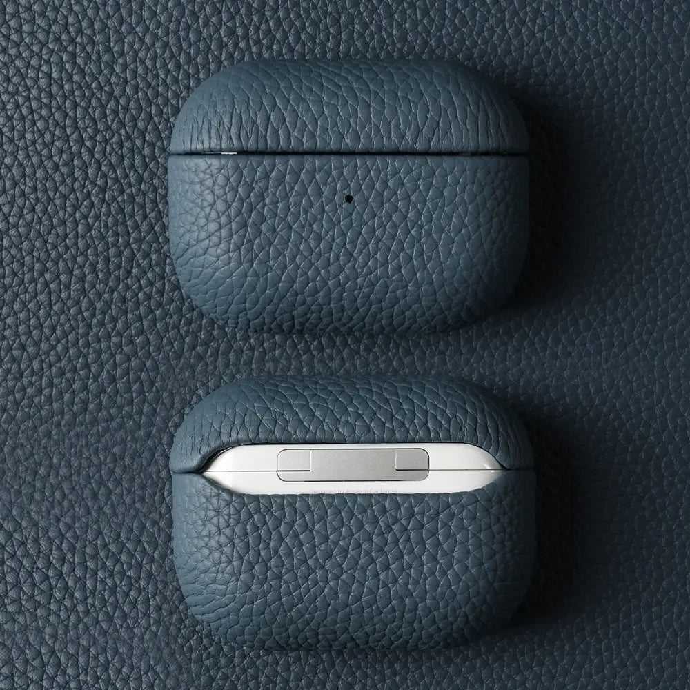 Genuine Leather Case For Airpods Pro 2 Cases Airpods 2 3 Bag Luxury Handmade Wireless Bluetooth Earphone Box Protective shell