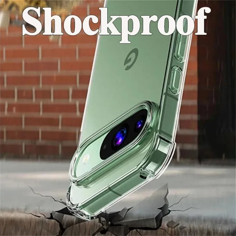 Case For Google Pixel 11 10 9 8 7 6 Pro 9A 8A 7A 6A 5G Protective Cover Four Corners Shockproof Bumper Coque Fundas