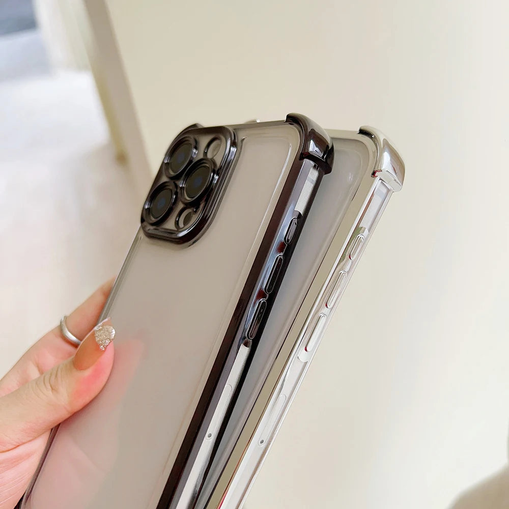 Cool Spider-Mans Plating Phone Case For Samsung S26 S25 S24 S23 S22 S21 S20 FE Note20 Edge Plus Ultra 4G 5G Anti Fall Airbag