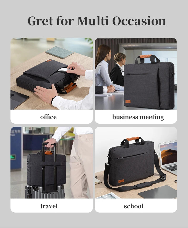 Laptop Bag 15.6 16 Inch Men Business Messenger Shoulder Handbag Briefcase for Macbook Huawei HP Lenovo Dell ASUS Xiaomi Surface