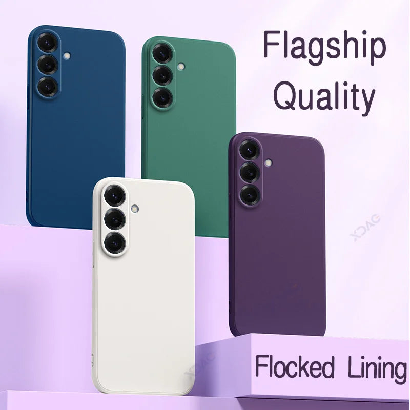 Original Square Liquid Silicone Cute Case for Samsung S26 Plus Ultra Full Protective Cover SamsungS26 S26Plus S26Ultra Phone Bag
