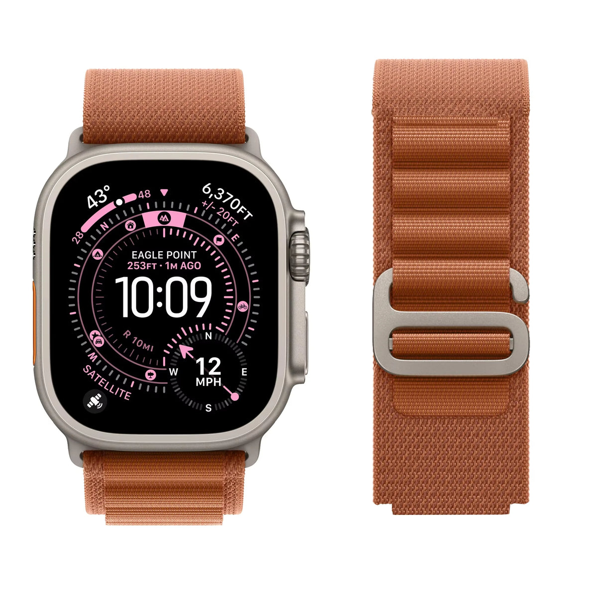 Alpine Loop Band for Apple Watch Strap Ultra 3 4 49mm 46mm 45mm 44mm 42mm 41mm 40mm Correas Bracelet iWatch Series 12 11 10 SE 9