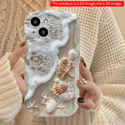 Summer Beach Starfish Shell Pattern Phone Case For Samsung Galaxy S26 Ultra S25 S24 S23 S22 S21 S20Plus FE A56 A55 A54 A16 Cover