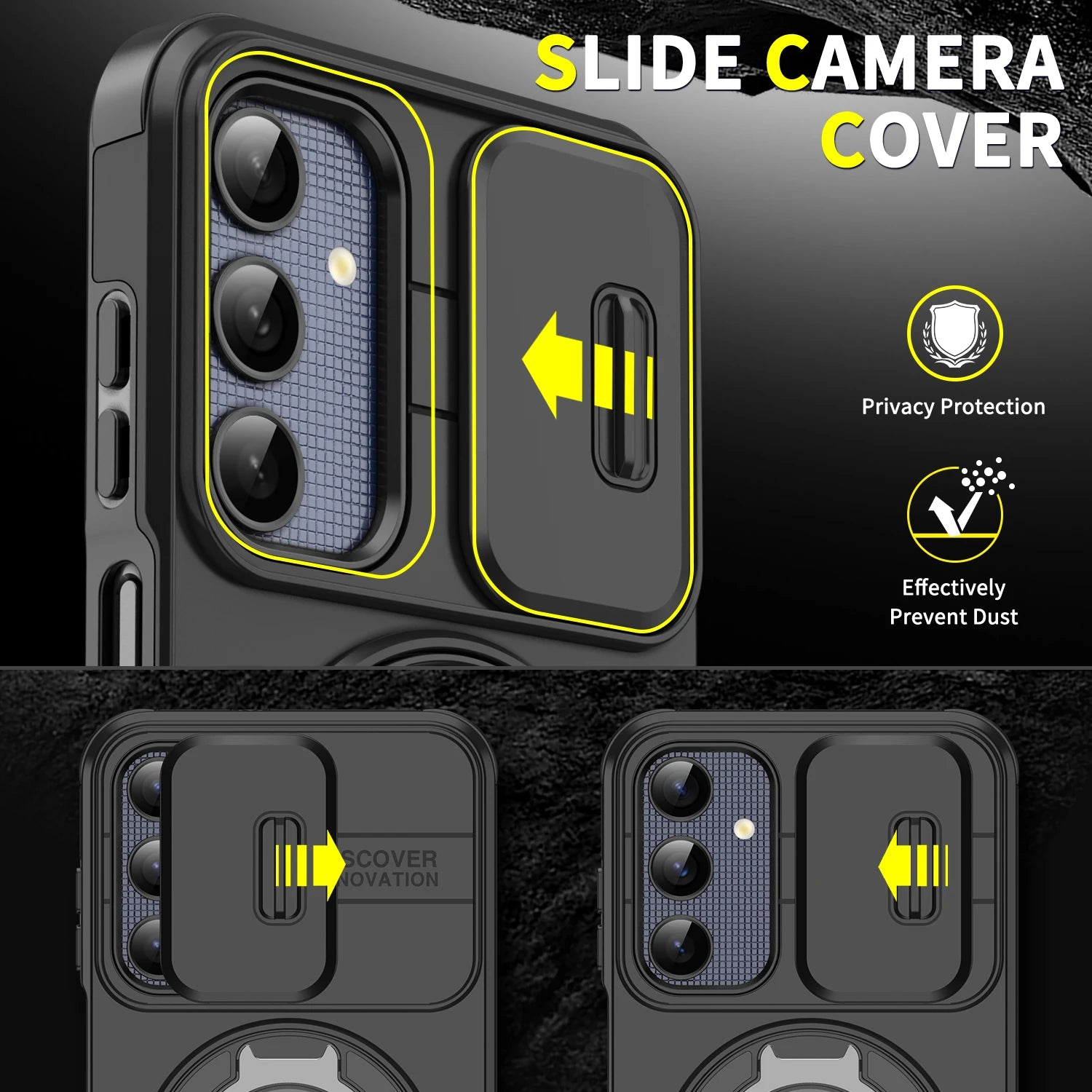 Ring Case for Samsung Galaxy A57 5G A37 A17 A56 A36 A16 A55 A35 A15 S26 Ultra S24 Plus S23 S25 FE S22 S21 Armor Shockproof