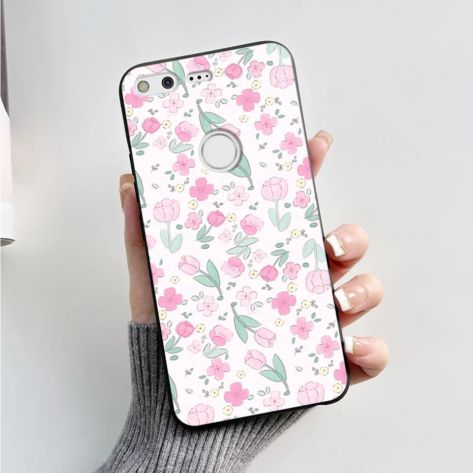 For Google Pixel XL Phone Case Cute Cartoon Soft Silicone Protect Cover Coque For Google Pixel 1 XL Pixel1 1XL Bumper Case Funda