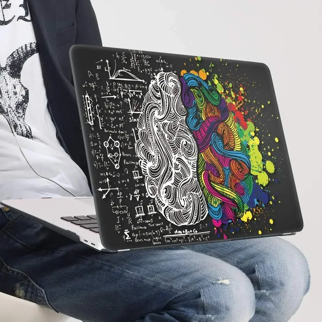 Creative Laptop Case For Macbook Neo 2026 Air13.3 A2337 Pro13.3 A2338 Pro14 A3112 Air13.6 A3113 Air15 Transparent Hard Shell