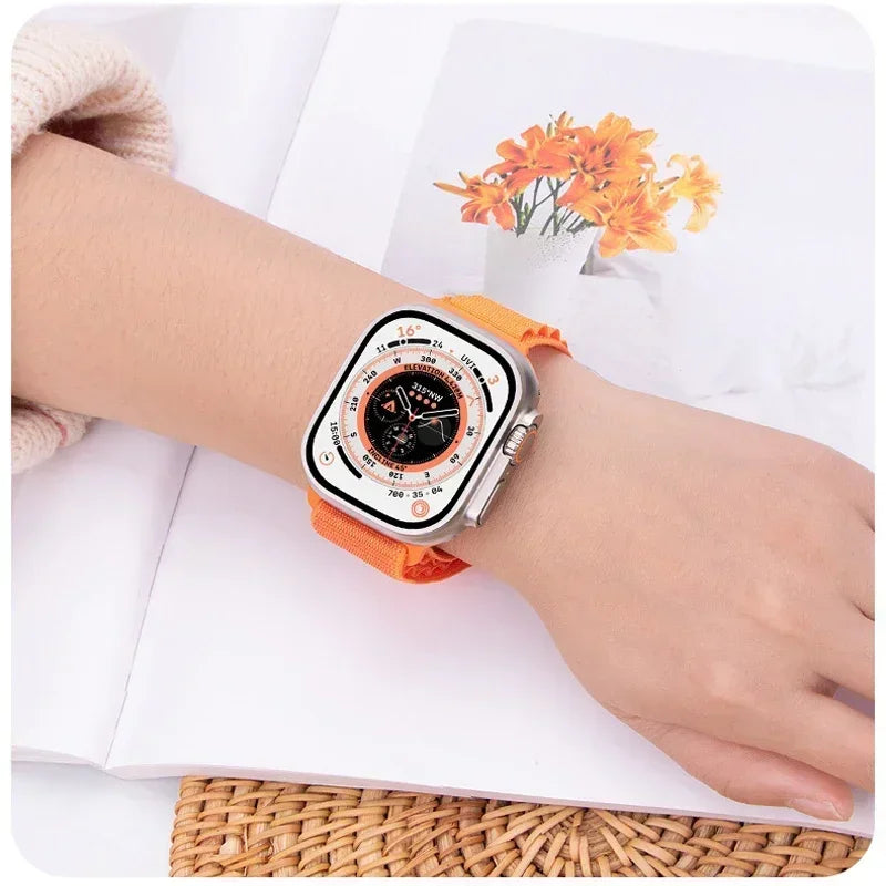 Alpine Loop for Apple Watch Ultra 2 Band 44mm 45mm 49mm 40mm 41mm 42mm nylon Trail bracelet correa Series 10 9 8 7 6 5 se Strap