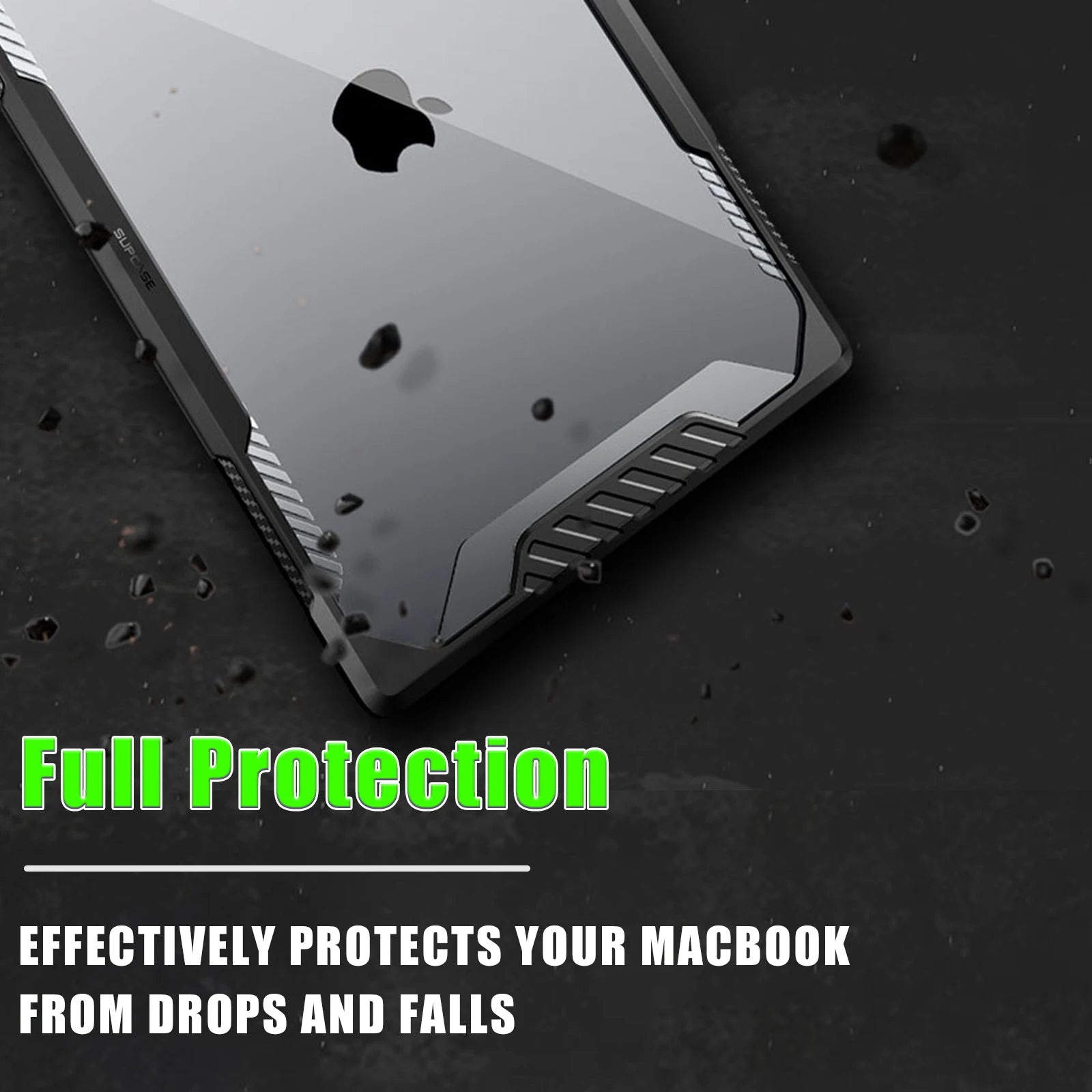 TPU Bumper Case Shockproof Hard Shell& Keyboard Protector For MacBook Air 13.6 Inch 2026-2022 M5 M4 A3240 / M3 A3113 / M2 A2681