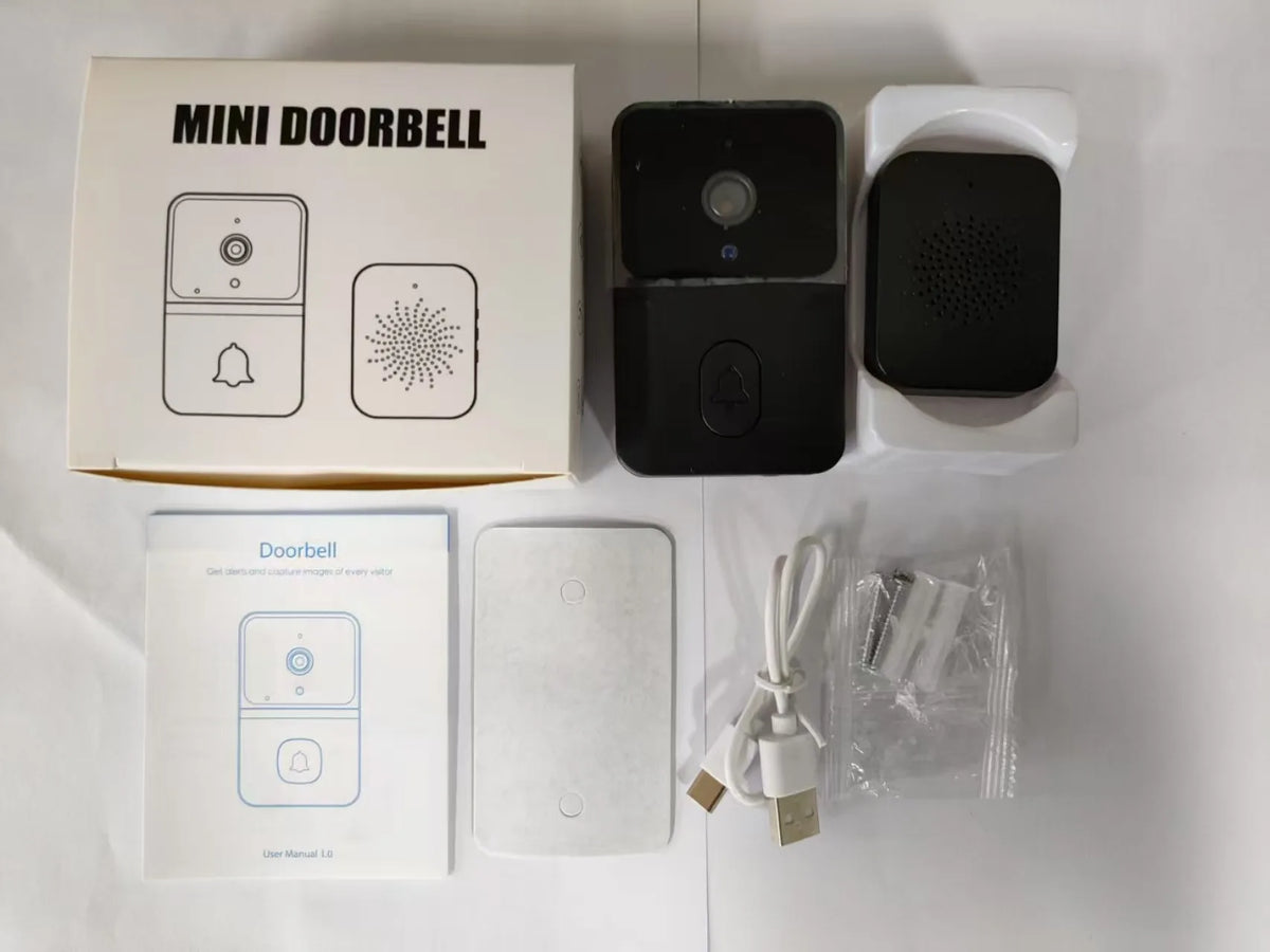 WiFi Video Doorbell Wireless Phone Two-way Intercom System IR Night Vision Doorbell Smart Home Security Door Bell Camera Monitor