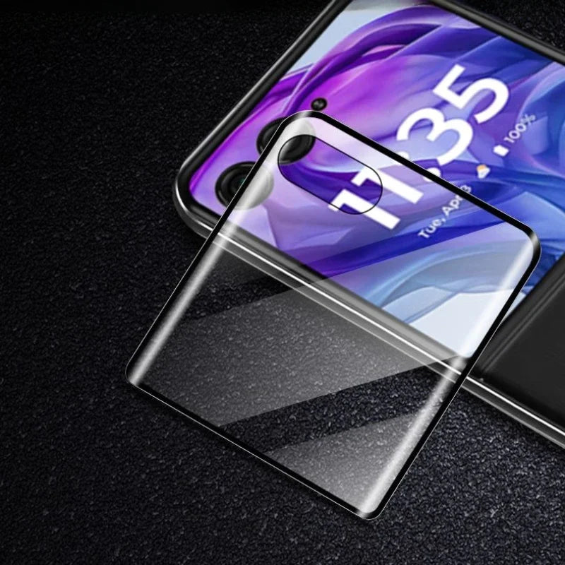 3D Curved Tempered Glass Screen Protector For Motorola Moto RAZR 50s 50Ultra Razr 50 Clear Full Cover Protective Film