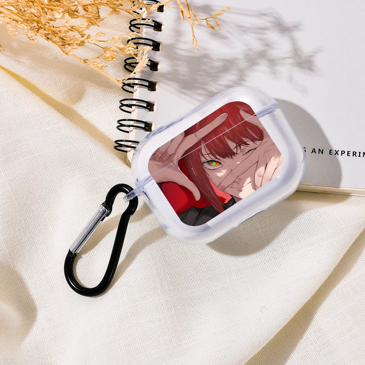Cartoon Anime Chainsaw Man power and meowy Soft silicone TPU Case For AirPods Pro 1 2 3 Clear Wireless Bluetooth Earphone Box