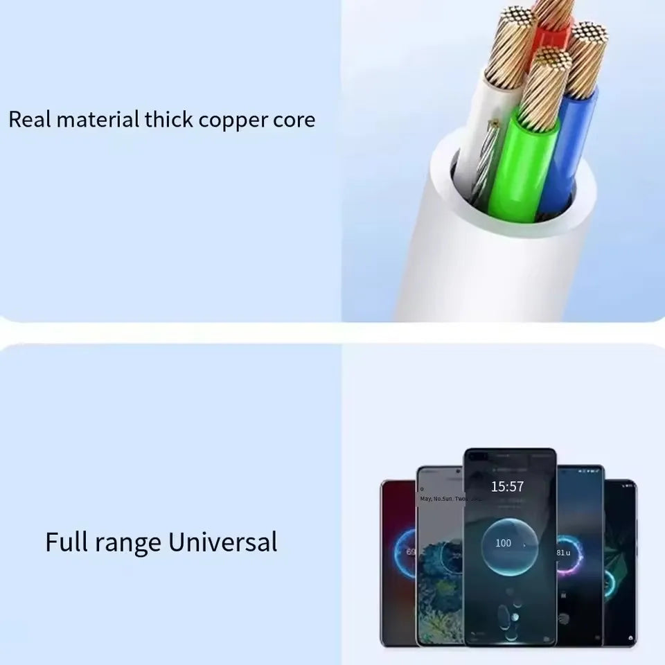 1/3Pcs 10A Cable 120W Super Fast Charging Type C To Type C Cable Highspeed Data Transfer For iPhone Samsung Xiaomi Charger Cable