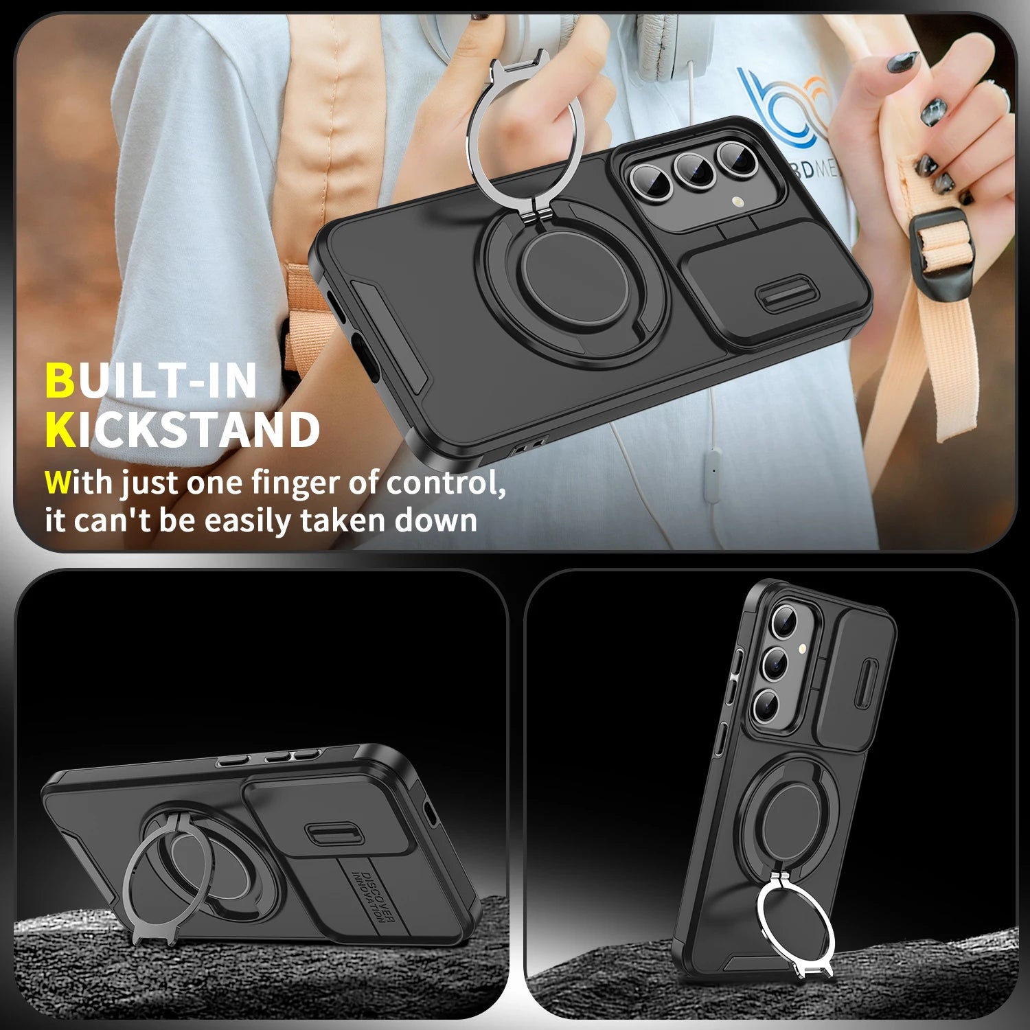 Shockproof Bumper Case for Samsung Galaxy S26 Ultra S25 FE A57 A37 A17 5G S24 S23 S22 S21 A56 A55 A36 A35 A16 A15 Covers