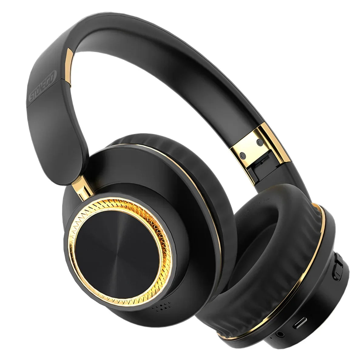 Wireless Bluetooth Headphones Foldable Gaming Headset With Bluetooth 5.3 Technology 40mm Bass Driver HiFi Stereo Sound Over Ear Comfort Memory Foam Cushion Extended Battery Life 400mAh For PC Mobile Phone Laptop Tablet Univer