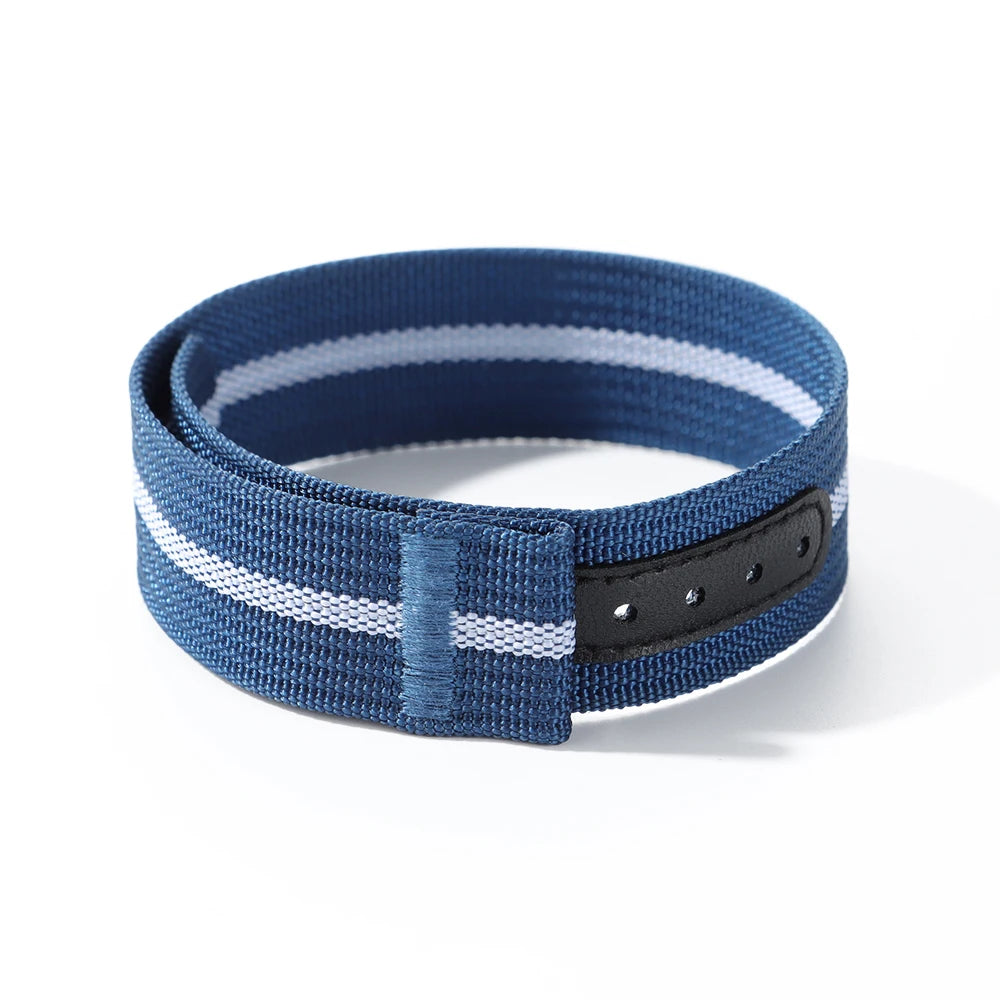 20mm Canvas Nylon Watch Strap For Omega for Swatch For Seiko Men Women Sport Washable Folding Buckle Watchband Watch Accessories