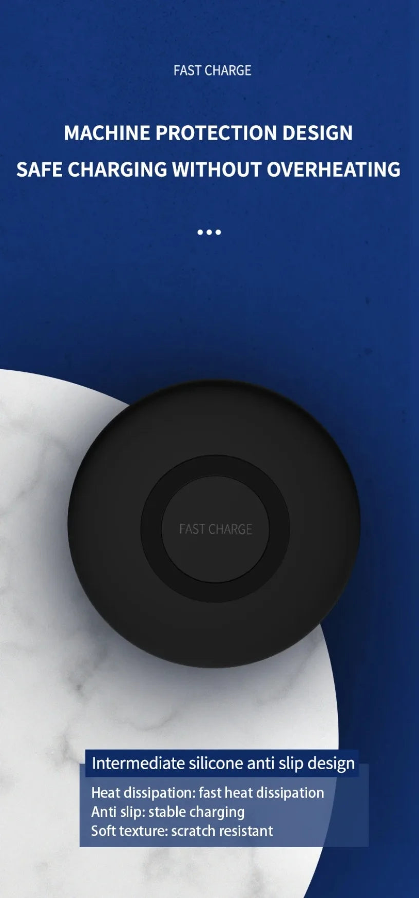 15W Fast Wireless Charger Pad For Samsung For Galaxy S25 S24 S23 S22 S21 Ultra Z Fold Flip 6 4 5 Note10 Note20 S10 Plus QI Pad