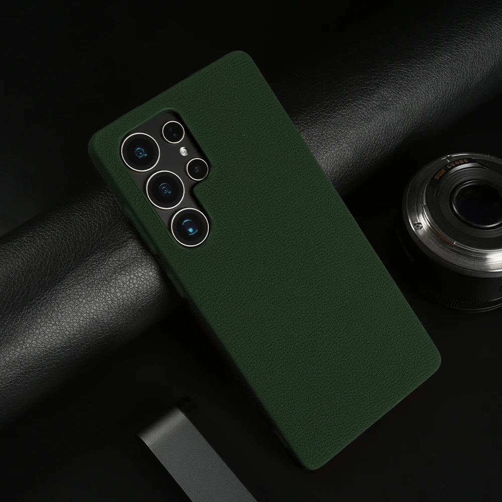 Premium Leather Case For Samsung Galaxy S26 Ultra S25 FE S24 S23 S22 S21 S20 Ultra Note 20 9 10 Plus Phone Case Back Cover Coque