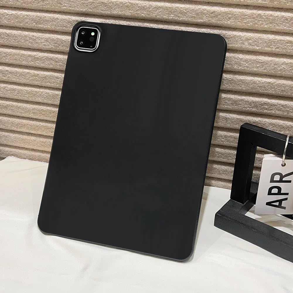 Tablet Case For Xiaomi Redmi Pad SE 2 Pro 12.1 8.7 10.61 Pad 5 6 7 8 Pro 2024 11.2" 11 7S 6S Soft Silicone Black Back Cover Case