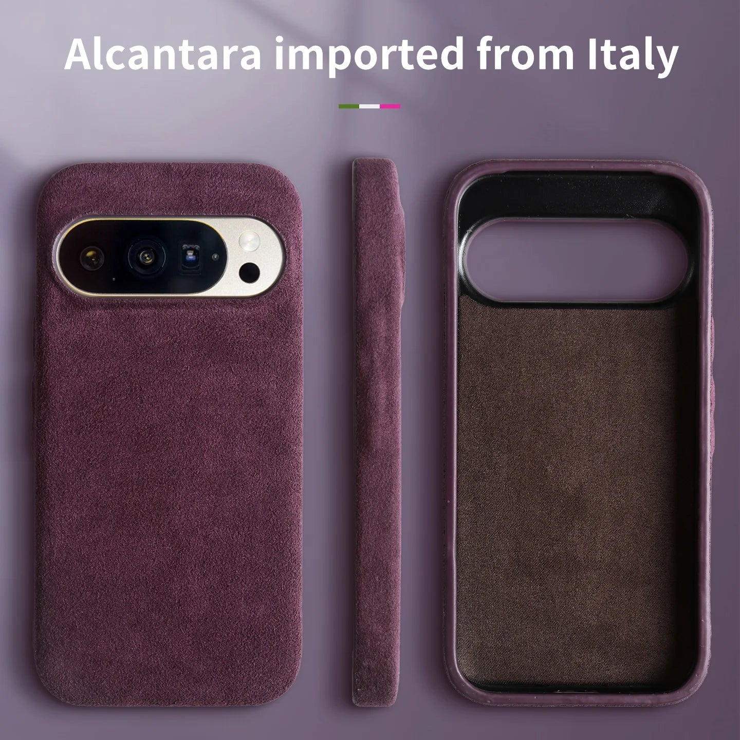 Luxury Magnetic For Google Pixel 10 Pro 9pro 8pro 7pro For ALCANTARA Back Case Artificial Leather Supercar Suede Phone Cover