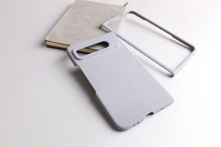 Sandstone Matte Hard PC Flip Phone Case For Google Pixel Fold Ultra Thin Anti-fall Non-slip Full Protect Bumper For Pixel Fold