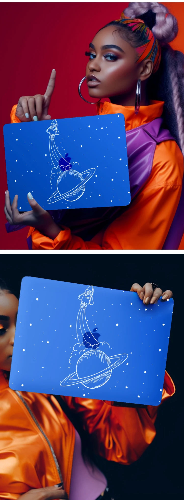 3D Planet Laptop Case For Macbook Air 13 2025 Case M2 M3 M4 Chip Model A3240 Cover for Air 15 M4 2025 A3241 M3 M2 15.3 Case