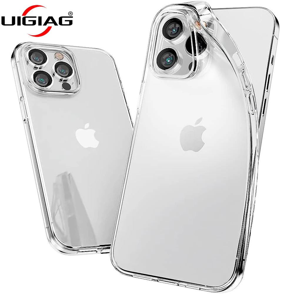 ORIGINAL SILICONE PHONE CASE FOR IPHONE 15 14 PLUS 13 12 MINI 11 PRO MAX ULTRA THIN SOFT CLEAR RUBBER SHELL JELLY BACK COVER TPU
