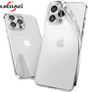 ORIGINAL SILICONE PHONE CASE FOR IPHONE 15 14 PLUS 13 12 MINI 11 PRO MAX ULTRA THIN SOFT CLEAR RUBBER SHELL JELLY BACK COVER TPU
