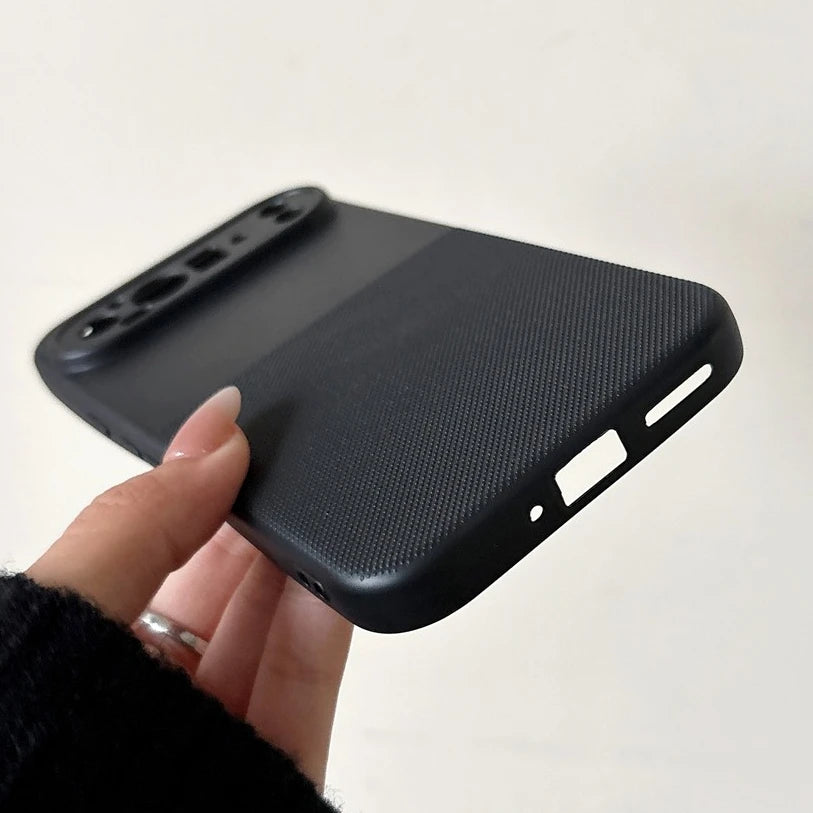 Geometric Dot Matrix Slim Matte TPU Case for Google Pixel 10A 9A 8A 7A 6A 6 7 8 9 10 Pro XL Soft Shockproof Wave Point Cover