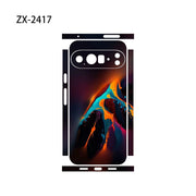 Creative Skin Wrap for Google Pixel 10 9 8 7 Pro 6 6A Back Screen Protector Film Cover Case Macaroon Wrap Sticker