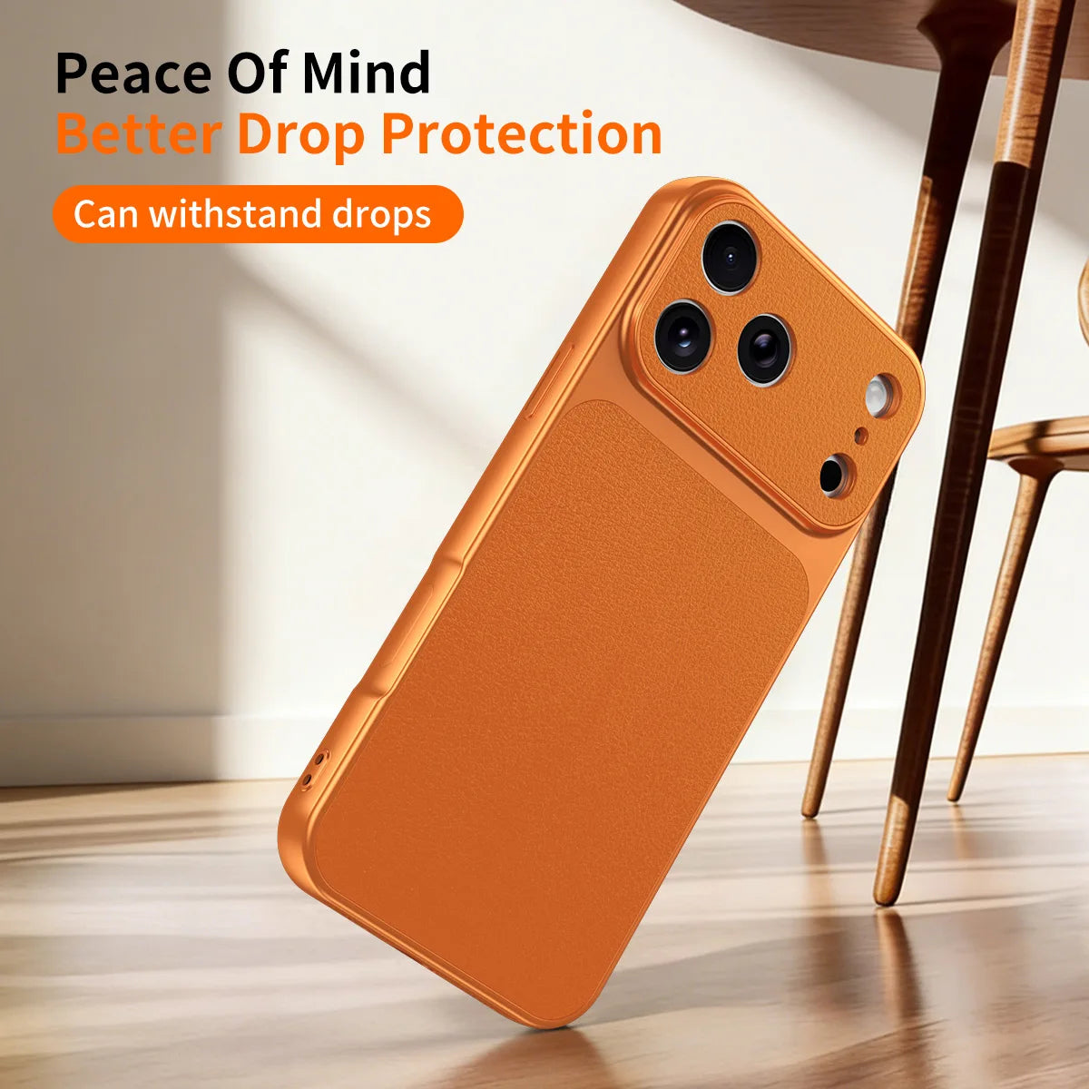 Luxury Lychee Patterned Leather Phone Case For iPhone 17 Air 16 15 14 Plus 13 12 11 Pro Max 16e Armor Shockproof Bumber Cover