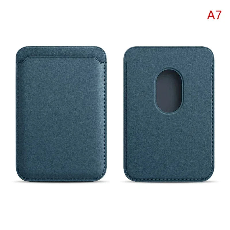 For Magsafe Accessories Magnetic Wallet Holder Leather Case For iPhone 13 12 14 15 16 17 Pro Max Card Holder Phone Purse Cover