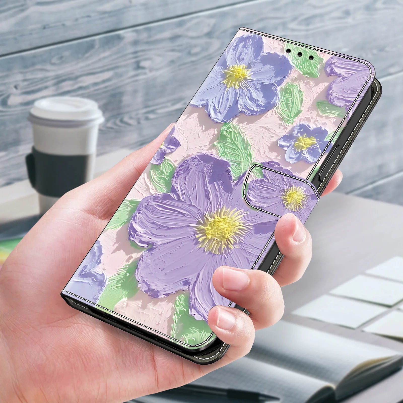 3D Magnetic Flip Leather Wallet Case For Samsung Galaxy S25 S24 S23 S22 S21 S20 S10 S10e S9 S8 Plus Ultra FE EDGE 4G/5G