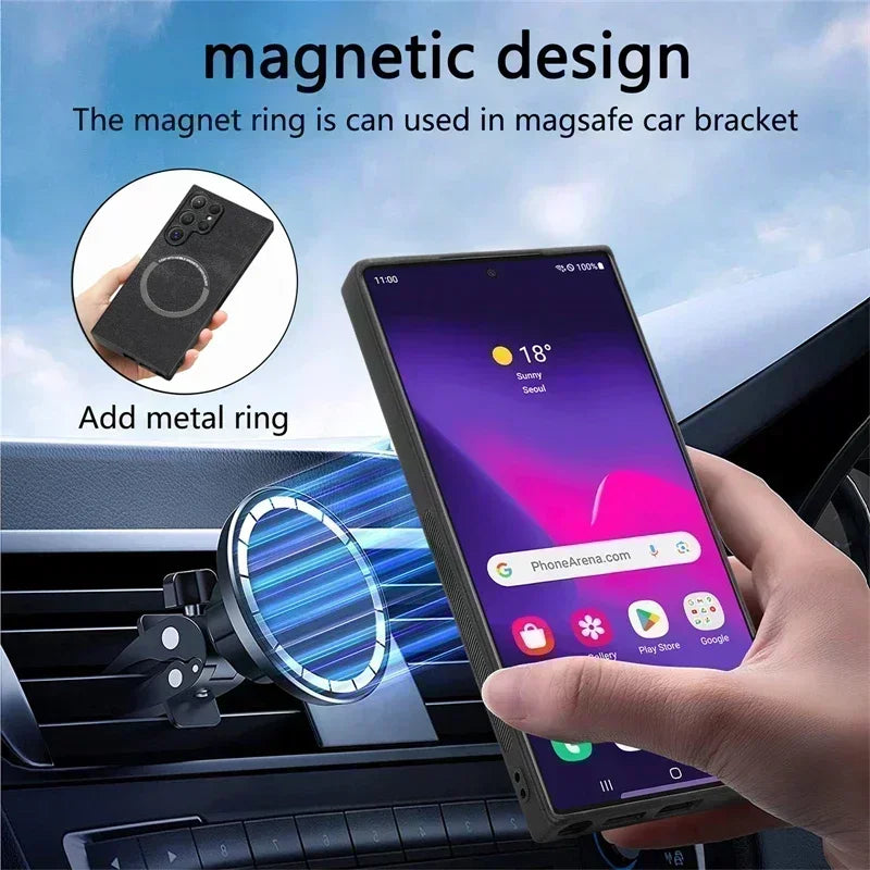 Card Wallet Magnetic 2 In 1 Detachable Flip Card Slots Leather Case For Magsafe iPhone 17 16 15 14 13 12 Pro Max Plus 17Air 16E
